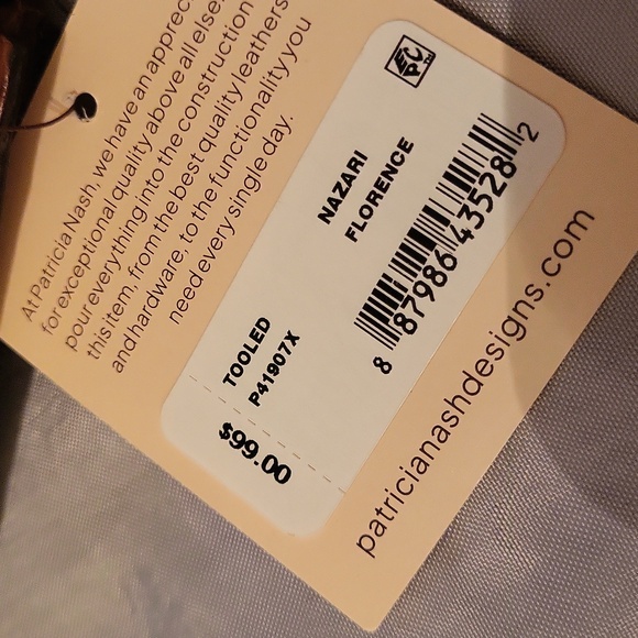 Patricia Nash Tooled Nazari Wallet Tooled Ea - Picture 5 of 5